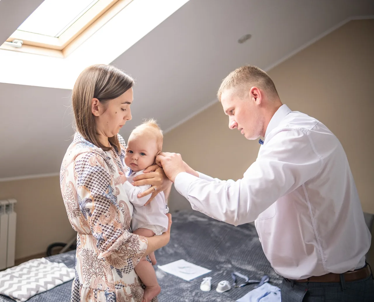 Reportaż z chrzcin — fotograf Tobiasz Kaczmarczyk, Żuromin, zdjęcie 1