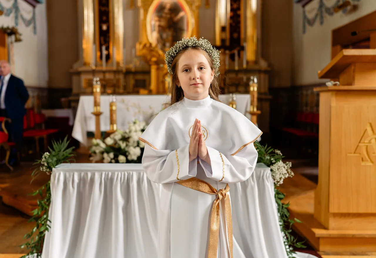 Reportaż z pierwszej komunii świętej — fotograf Tobiasz Kaczmarczyk, Żuromin, zdjęcie 2