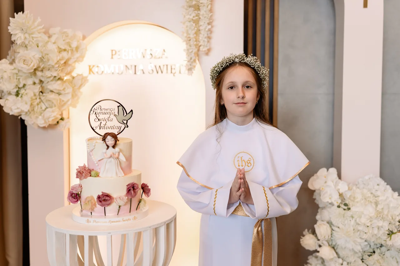 Reportaż z pierwszej komunii świętej — fotograf Tobiasz Kaczmarczyk, Żuromin, zdjęcie 6