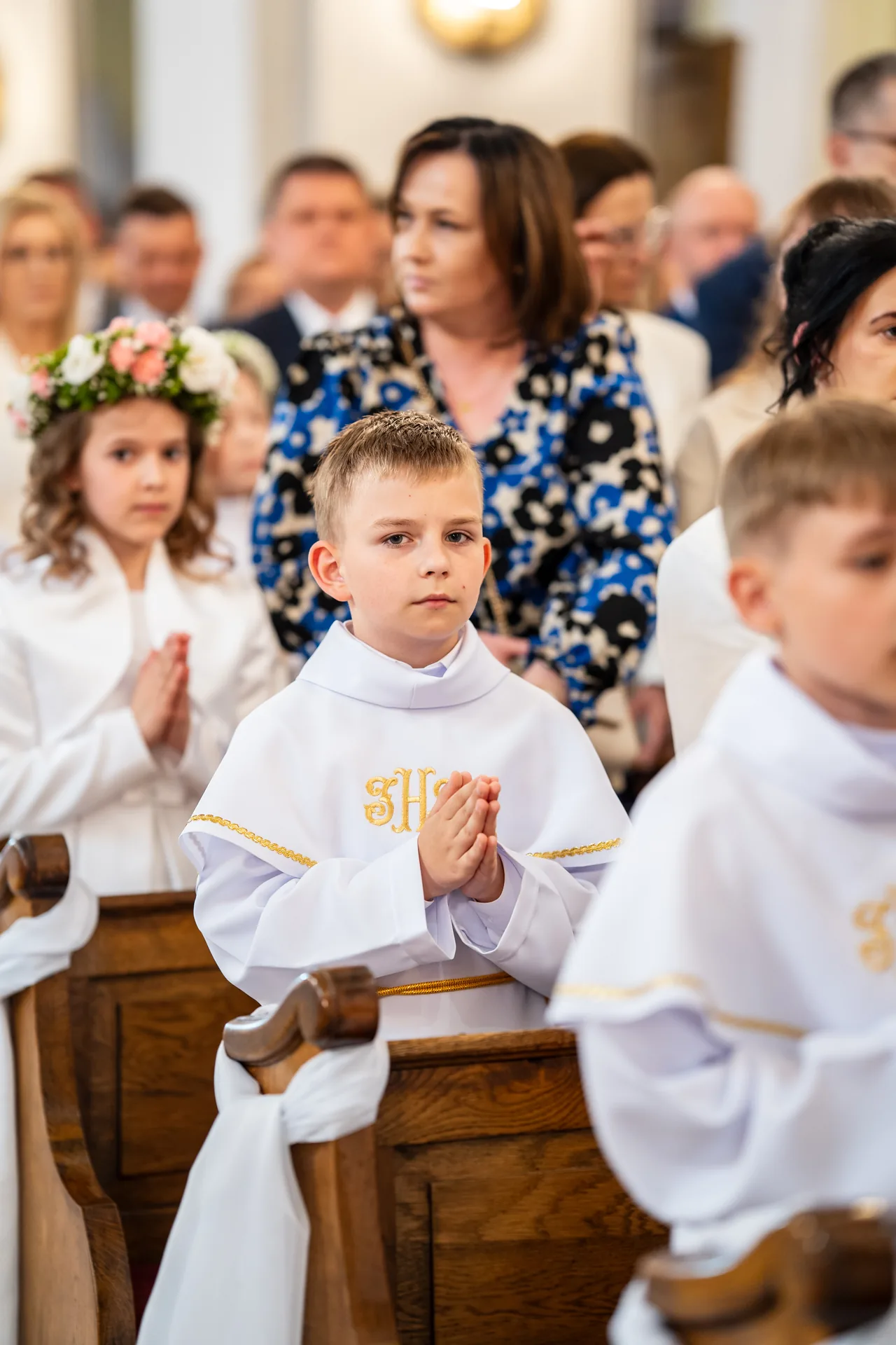 Reportaż z pierwszej komunii świętej — fotograf Tobiasz Kaczmarczyk, Żuromin, zdjęcie 31