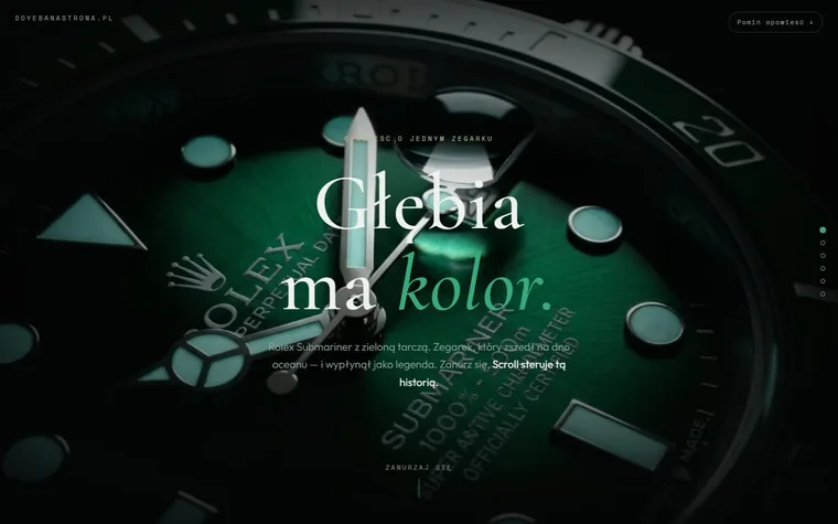 Strona-opowieść Submariner