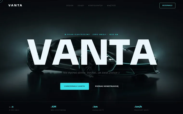 Strona motoryzacyjna VANTA